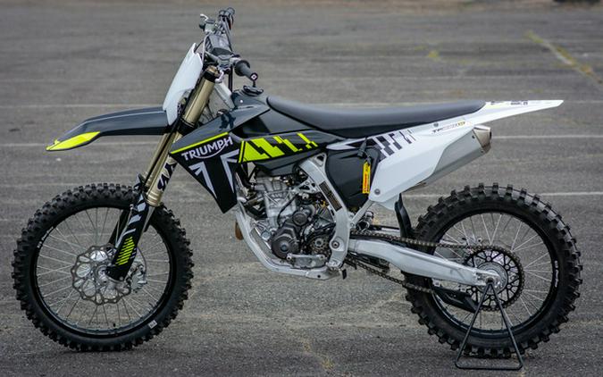 2025 Triumph TF 250-X Jet Black/Pure White