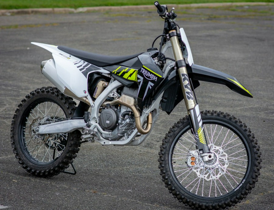 2025 Triumph TF 250-X Jet Black/Pure White