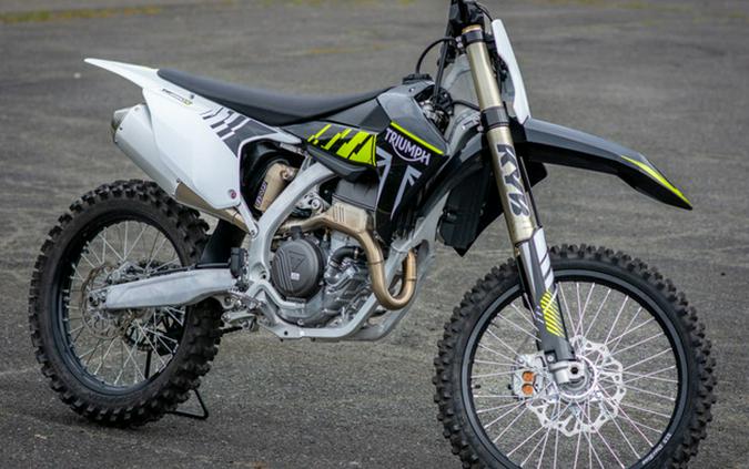 2025 Triumph TF 250-X Jet Black/Pure White