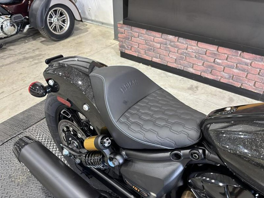 2026 Indian Motorcycle® 101 Scout® Black Crystal with Super Graphite