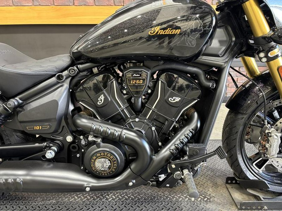 2026 Indian Motorcycle® 101 Scout® Black Crystal with Super Graphite