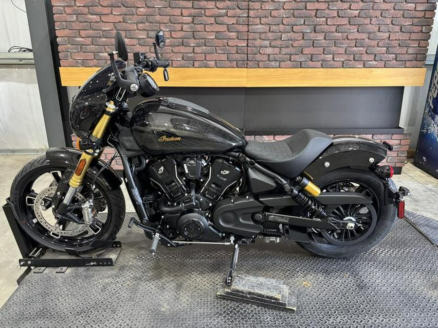 2026 Indian Motorcycle® 101 Scout® Black Crystal with Super Graphite
