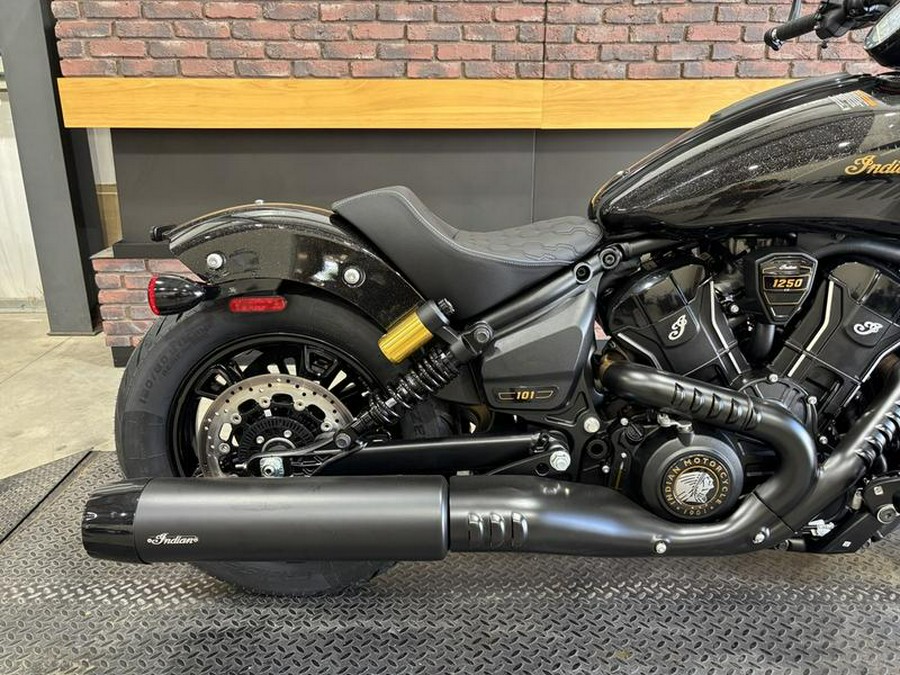 2026 Indian Motorcycle® 101 Scout® Black Crystal with Super Graphite