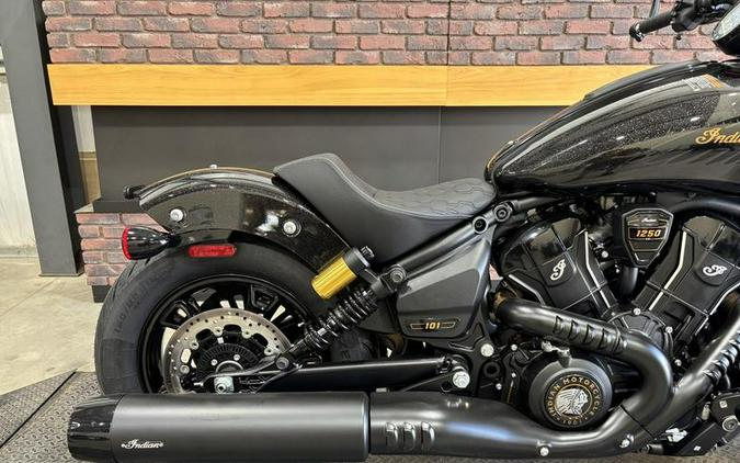 2026 Indian Motorcycle® 101 Scout® Black Crystal with Super Graphite
