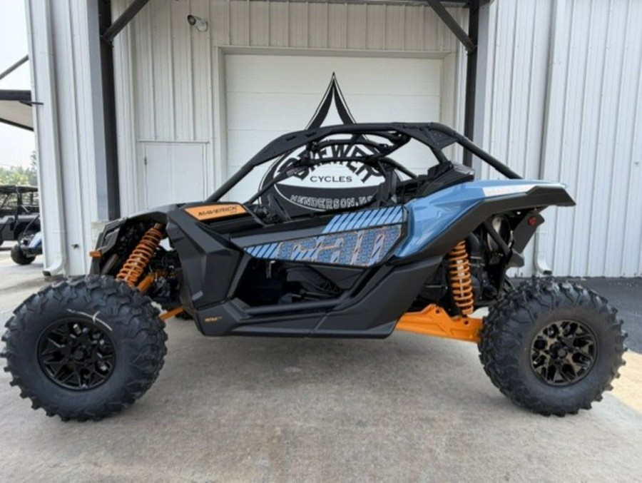 2026 Can-Am® Maverick X3 RS Turbo Scandi Blue & Orange Crush