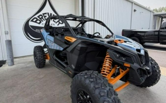 2026 Can-Am® Maverick X3 RS Turbo Scandi Blue & Orange Crush