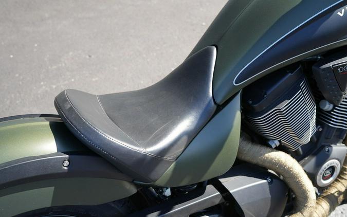 2016 Victory Motorcycles Gunner Suede Green Metallic with Black