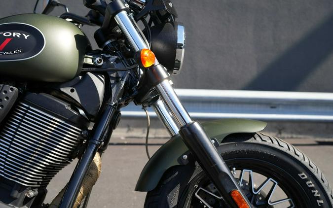 2016 Victory Motorcycles Gunner Suede Green Metallic with Black