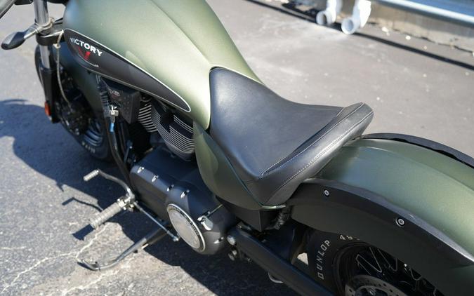 2016 Victory Motorcycles Gunner Suede Green Metallic with Black