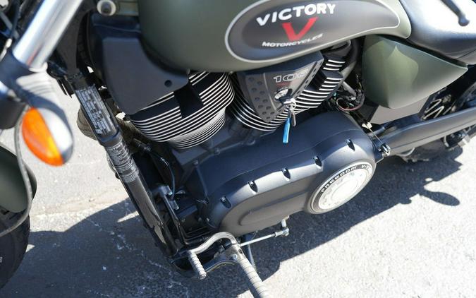 2016 Victory Motorcycles Gunner Suede Green Metallic with Black