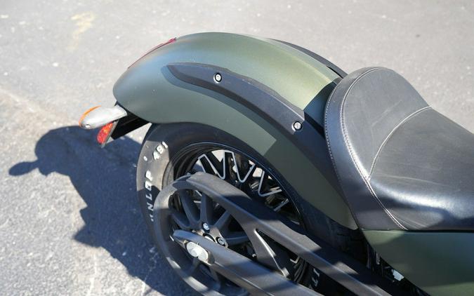 2016 Victory Motorcycles Gunner Suede Green Metallic with Black