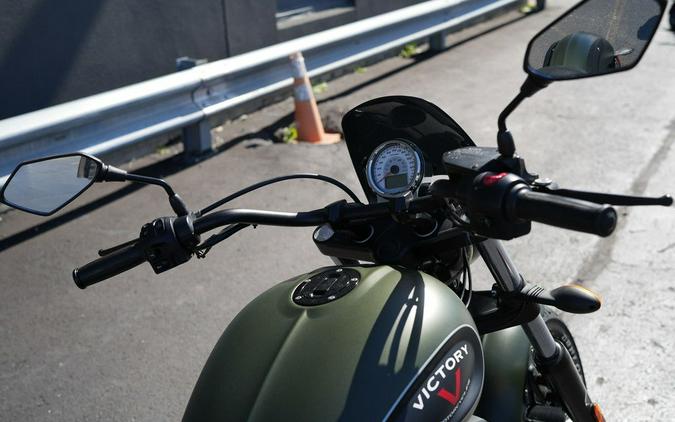 2016 Victory Motorcycles Gunner Suede Green Metallic with Black