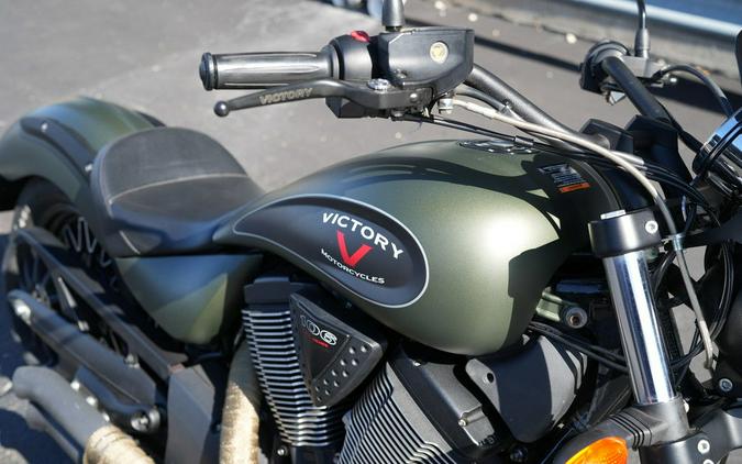 2016 Victory Motorcycles Gunner Suede Green Metallic with Black