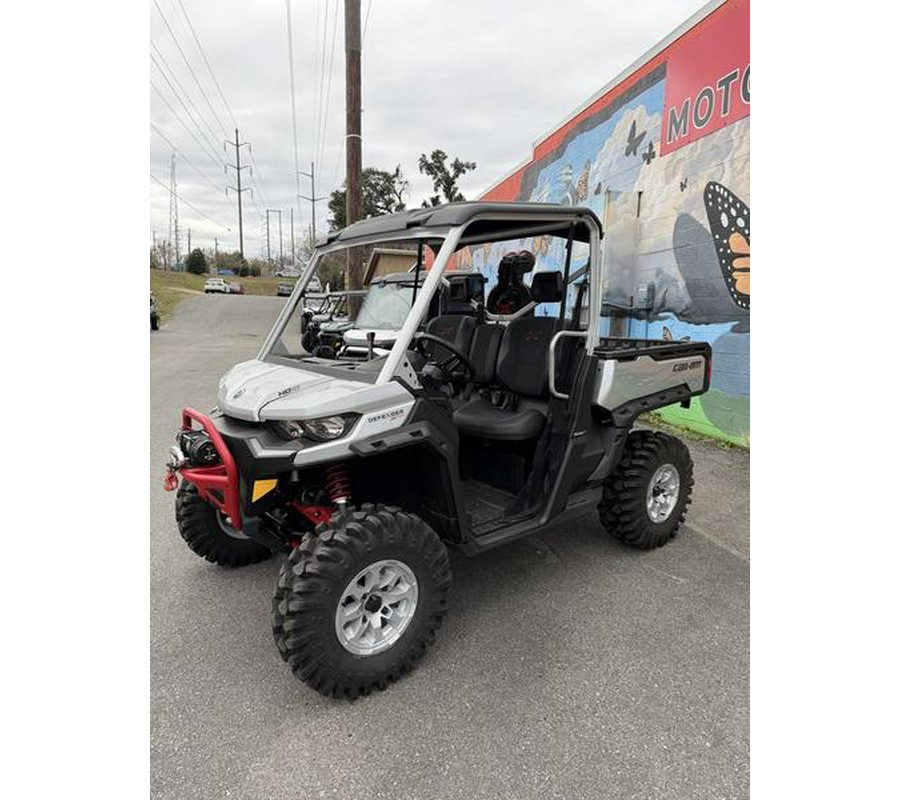 2025 Can-Am® Defender X mr HD10 Hyper Silver & Legion Red