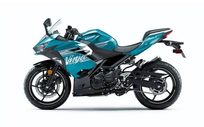 2021 Kawasaki Ninja® 400 ABS Pearl Nightshade Teal/Metallic Spark Black