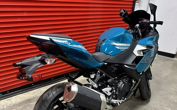 2021 Kawasaki Ninja® 400 ABS Pearl Nightshade Teal/Metallic Spark Black