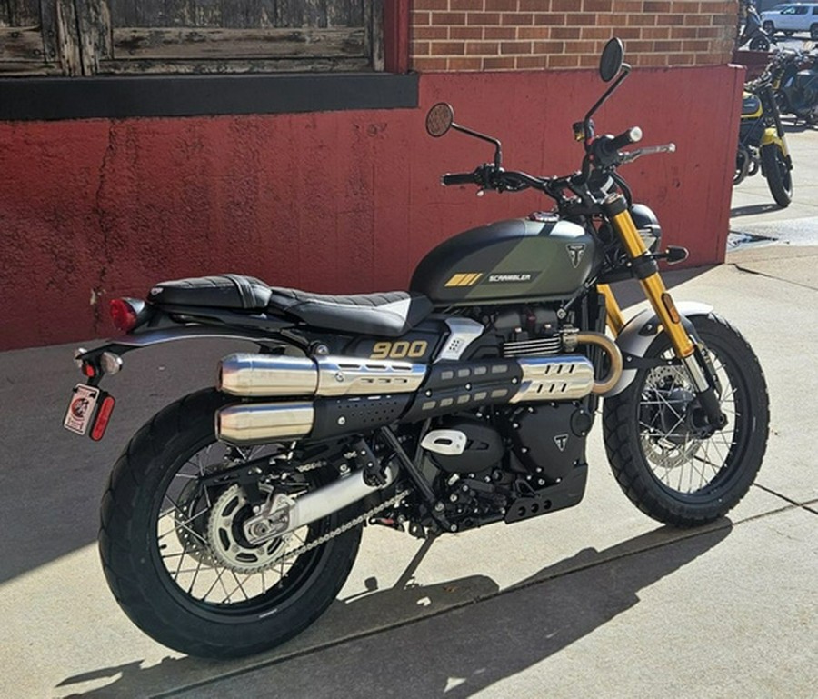2026 Triumph Scrambler 900 Matt Khaki Green