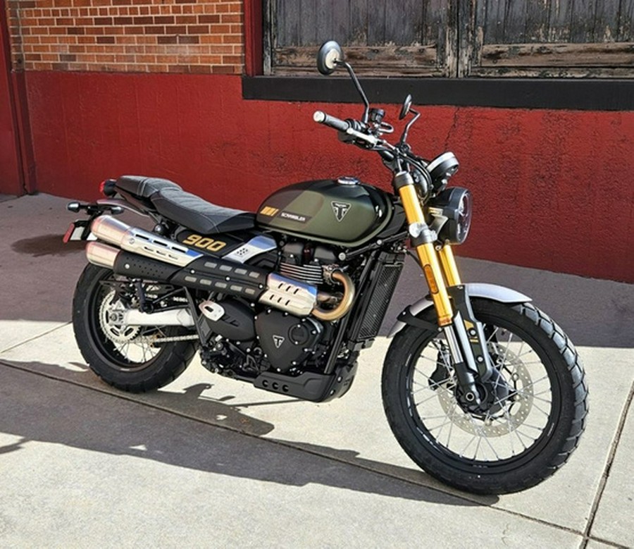 2026 Triumph Scrambler 900 Matt Khaki Green