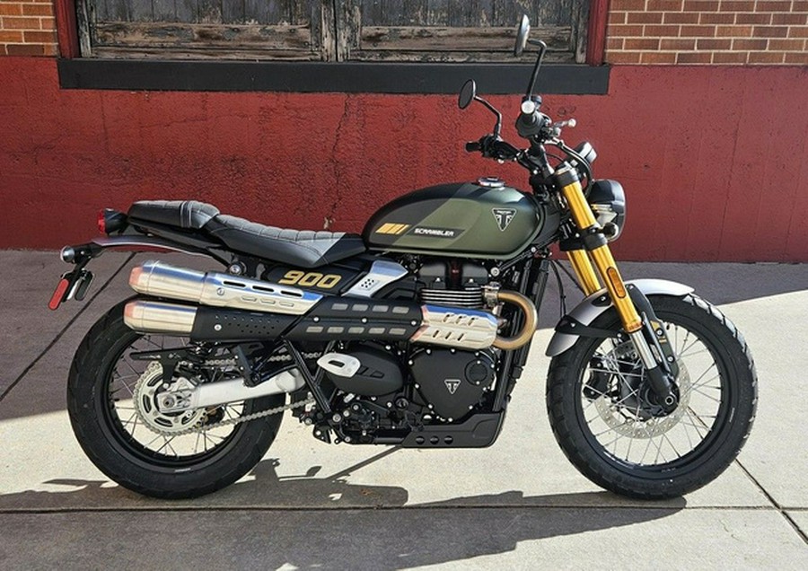 2026 Triumph Scrambler 900 Matt Khaki Green