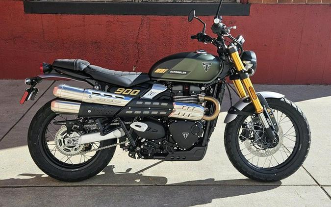 2026 Triumph Scrambler 900 Matt Khaki Green