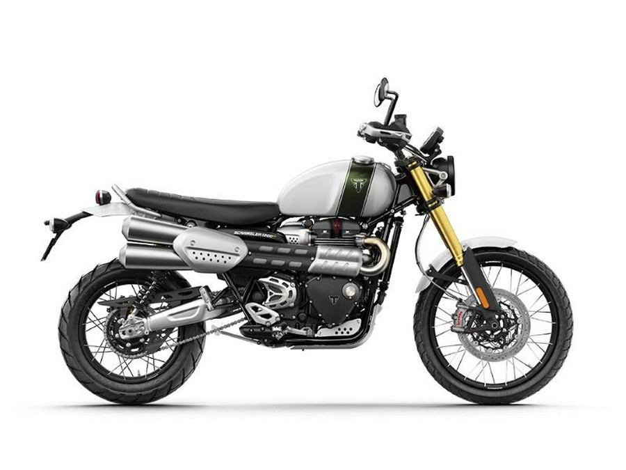 2020 Triumph Scrambler 1200 XE Fusion White/Brooklands Green