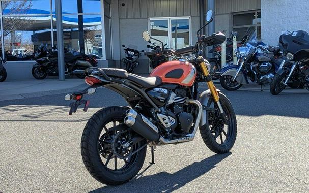 2025 Triumph Scrambler 400 X Baja Orange/Aluminium