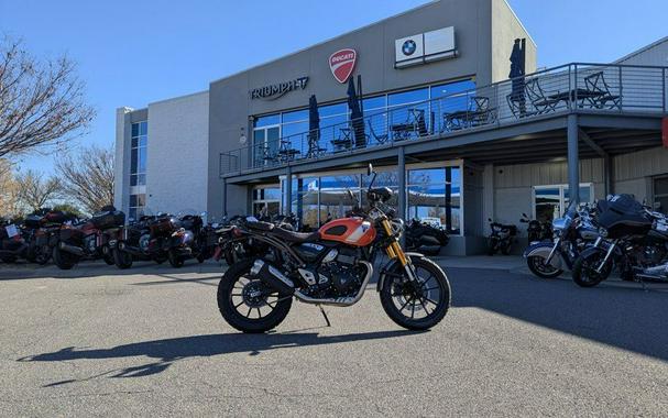 2025 Triumph Scrambler 400 X Baja Orange/Aluminium