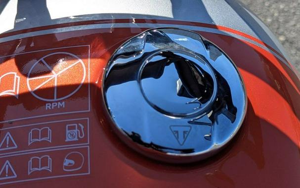 2025 Triumph Scrambler 400 X Baja Orange/Aluminium