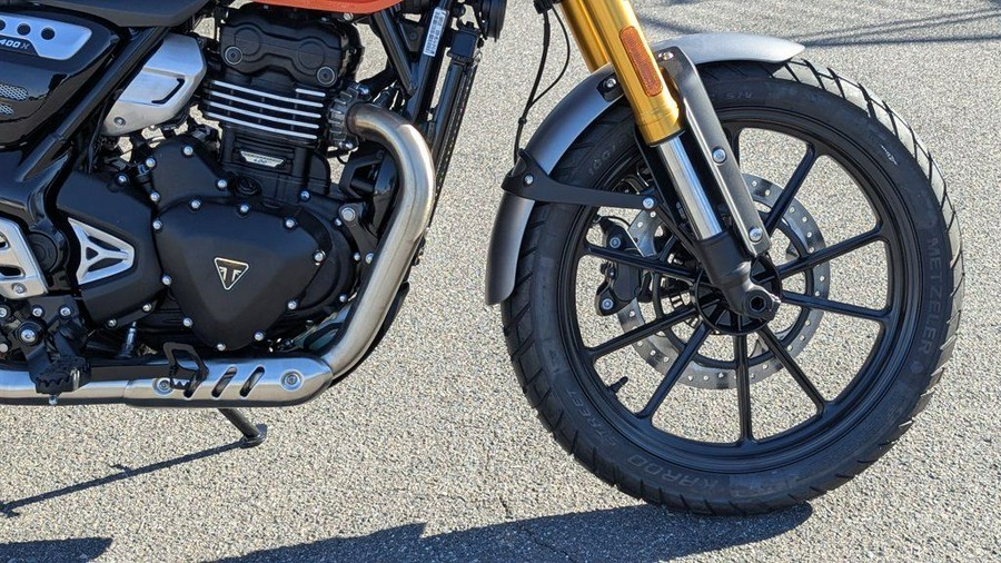 2025 Triumph Scrambler 400 X Baja Orange/Aluminium