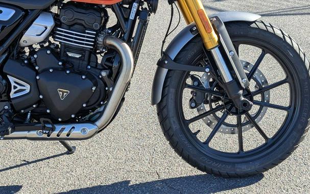 2025 Triumph Scrambler 400 X Baja Orange/Aluminium