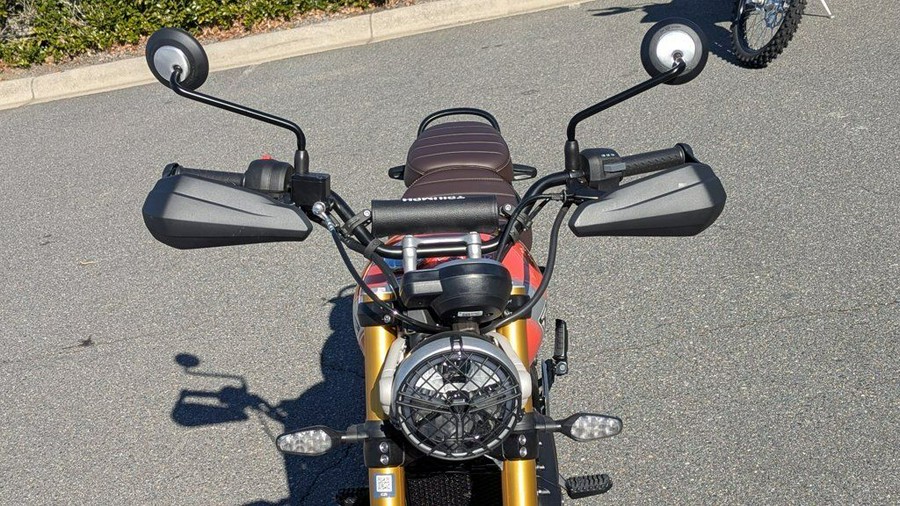 2025 Triumph Scrambler 400 X Baja Orange/Aluminium