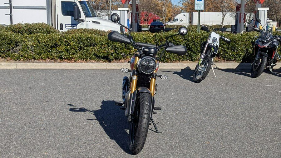 2025 Triumph Scrambler 400 X Baja Orange/Aluminium