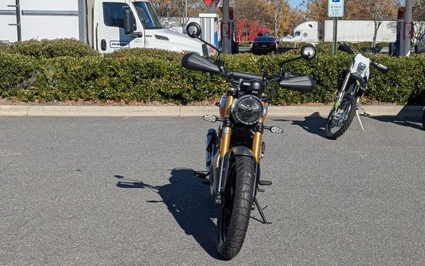 2025 Triumph Scrambler 400 X Baja Orange/Aluminium