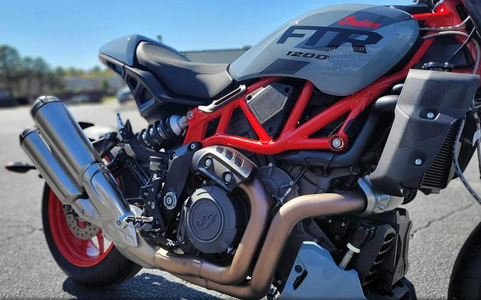 2024 Indian Motorcycle® FTR Sport Storm Gray/Red