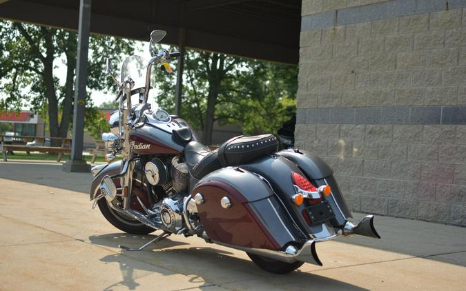 2017 Indian Motorcycle Springfield Steel Gray / Burgundy Metallic