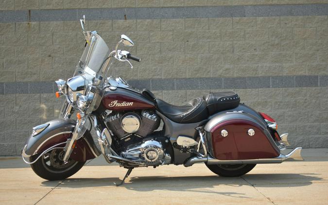 2017 Indian Motorcycle Springfield Steel Gray / Burgundy Metallic