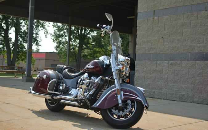 2017 Indian Motorcycle Springfield Steel Gray / Burgundy Metallic