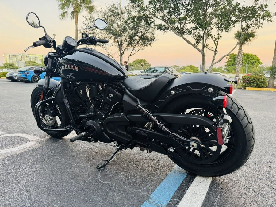 2025 Indian Motorcycle® Scout® Sixty Bobber Black Metallic