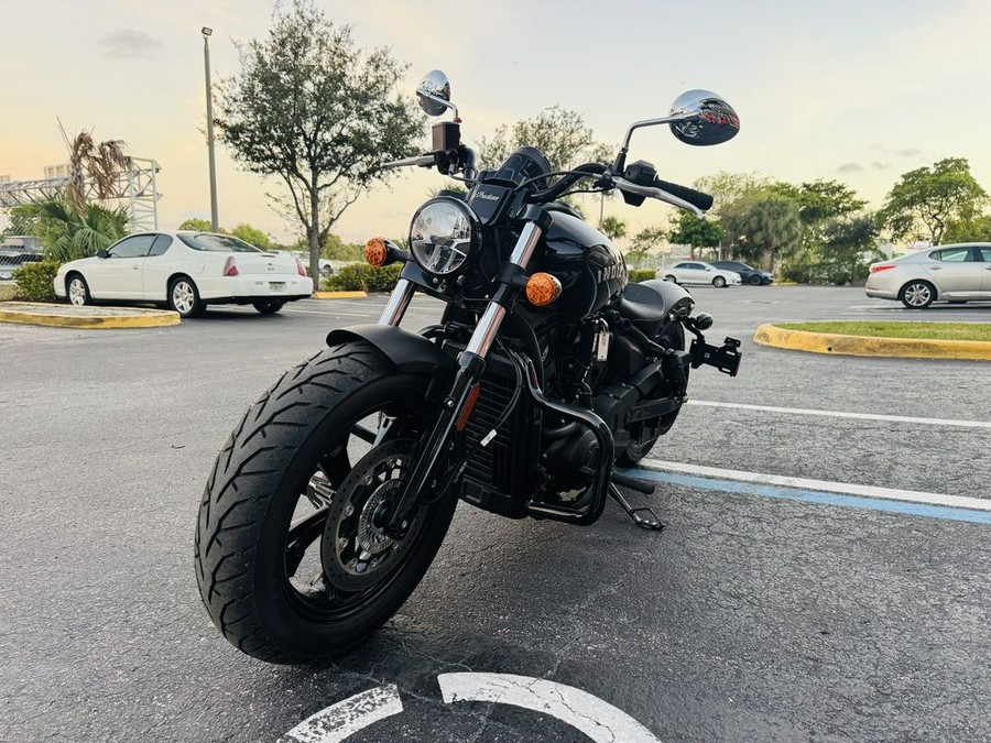 2025 Indian Motorcycle® Scout® Sixty Bobber Black Metallic