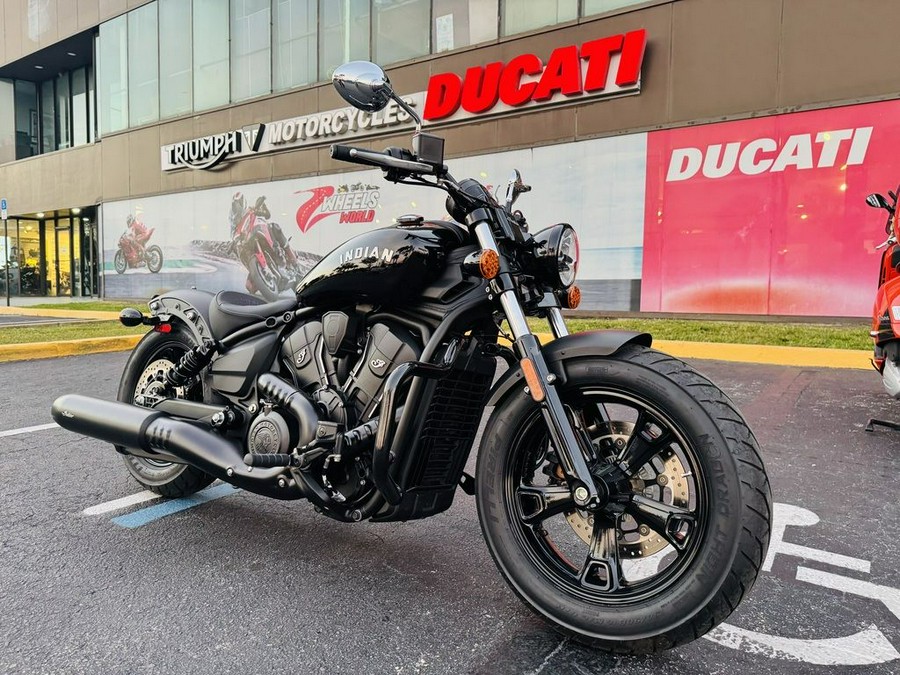 2025 Indian Motorcycle® Scout® Sixty Bobber Black Metallic