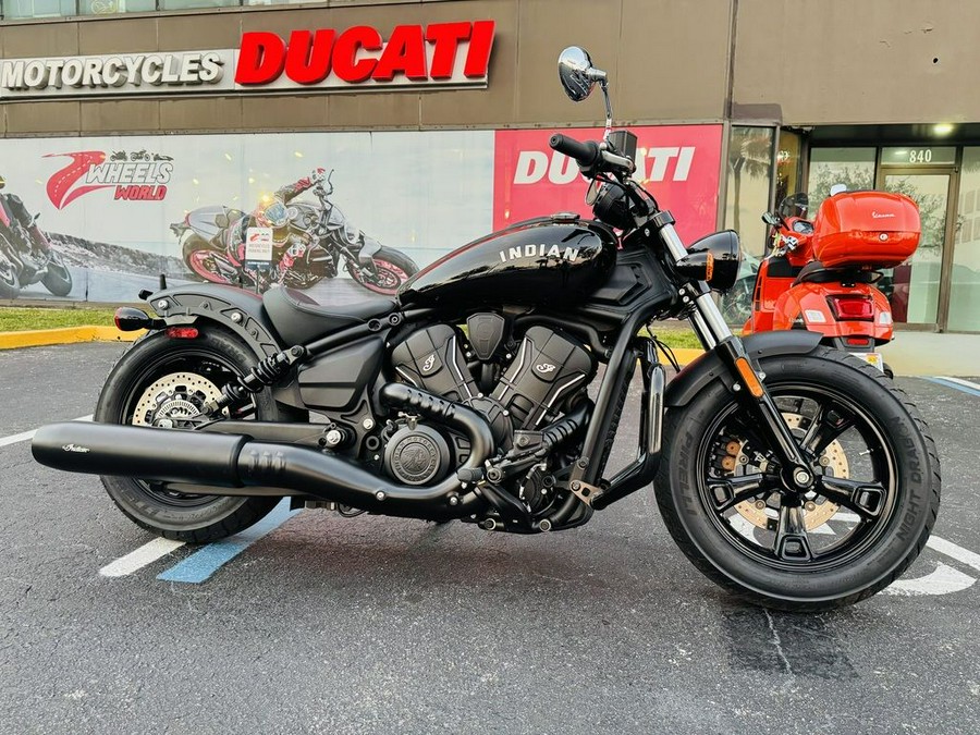 2025 Indian Motorcycle® Scout® Sixty Bobber Black Metallic