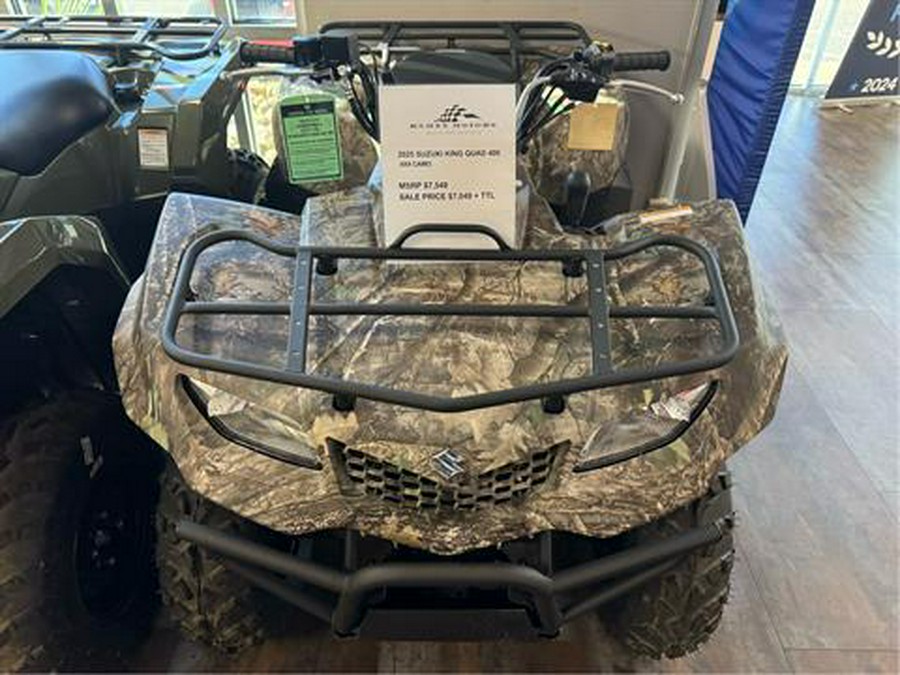 2025 Suzuki KingQuad 400FSi Camo