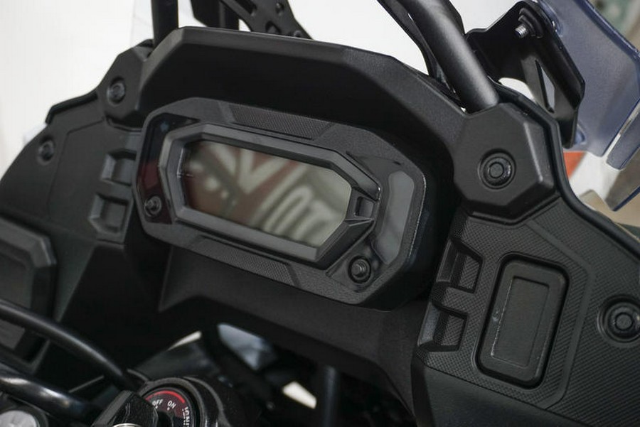 2025 Kawasaki KLR®650 Pearl Crystal White/Metallic Carbon Gray