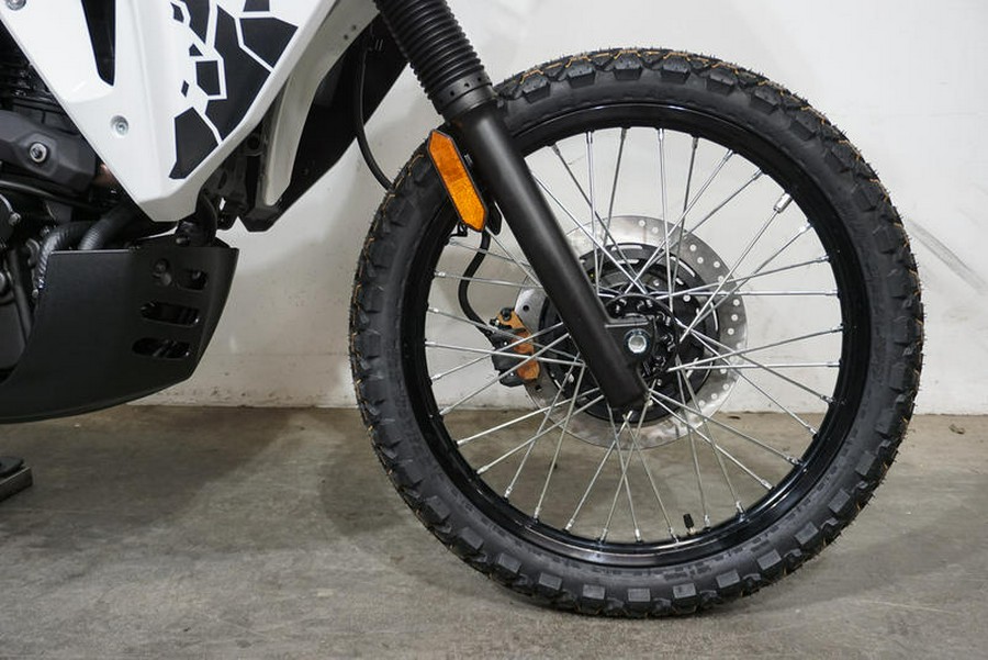 2025 Kawasaki KLR®650 Pearl Crystal White/Metallic Carbon Gray