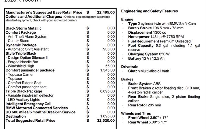 2026 BMW R1300RT