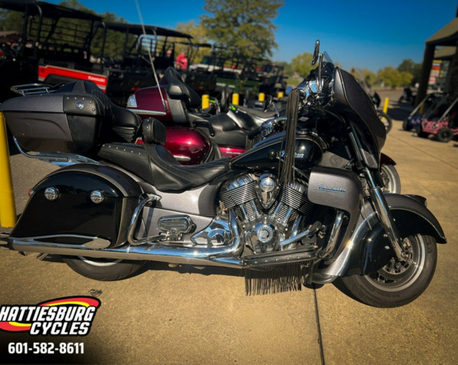 2017 Indian Roadmaster Steel Gray Over Thunder Black