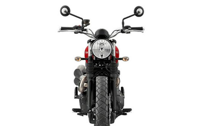 2023 Triumph Scrambler 900 Carnival Red Jet Black