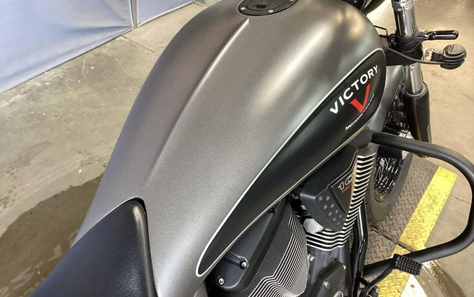 2015 Victory Motorcycles® Gunner™ Suede Titanium Metallic with Black