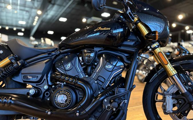 2026 Indian Motorcycle 101 SCOUT ONYX BLACK CRYSTAL W GRFX 49ST
