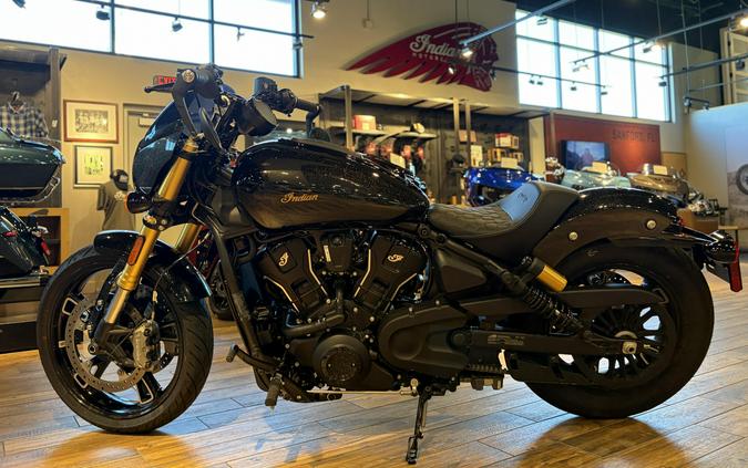 2026 Indian Motorcycle 101 SCOUT ONYX BLACK CRYSTAL W GRFX 49ST